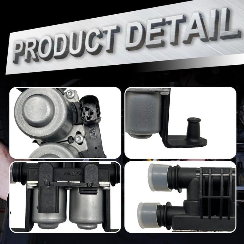 HOAVEED 3-Way HVAC Heater Control Valve Solenoid for BMW 525i 528i 530i 535i 550i 645Ci 650i 745i 750i 760i M5 M6 Alpina B7, Range Rover 2002–2010 – Replaces 64116906652, 64128374995, 64116908294, 74892 - Image 4
